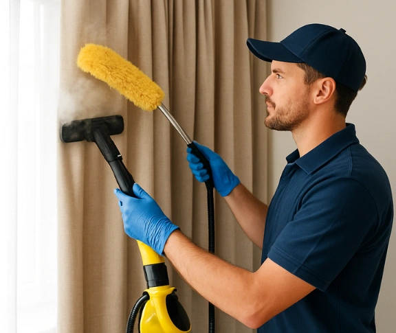 Trusted drapes cleaning technician Matty Curtain Cleaning paddington QLD